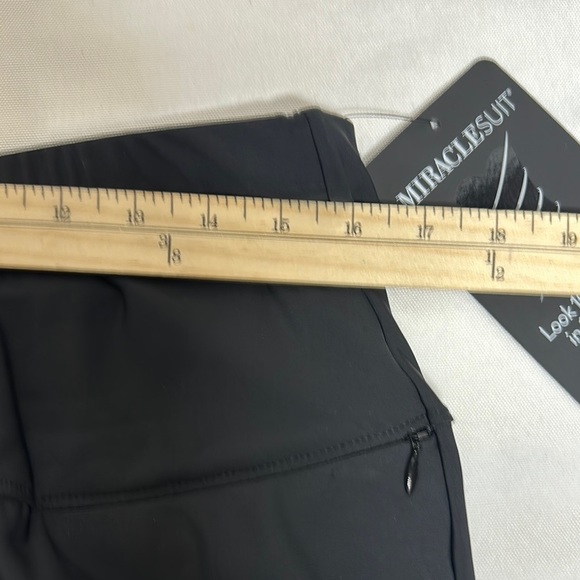 Miraclesuit Black Skorts - Swim Skirt with Elastic Waistband - Picture 7 of 9